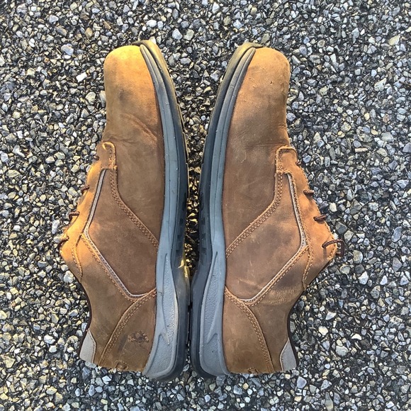 Red Wing Shoes Work Oxford Brown Leather Lace Up Safety Toe Men's Size 10H - Picture 8 of 13